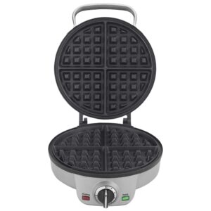 Cuisinart WAF-200 4-Slice Belgian Waffle Maker Stainless Steel Bundle with 1 YR CPS Enhanced Protection Pack