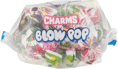 Charms Blow Pops, Assorted Flavors, 45 Count - 29.25 Ounce Bag (Packaging may vary)