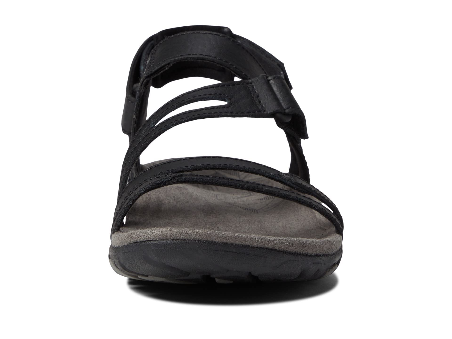 Merrell Sandspur Rose Convert Sandals for Women - Textile Lining with Slingback Design, Hook-Loop Closure, and Rubber OutsoleBlack 8 M