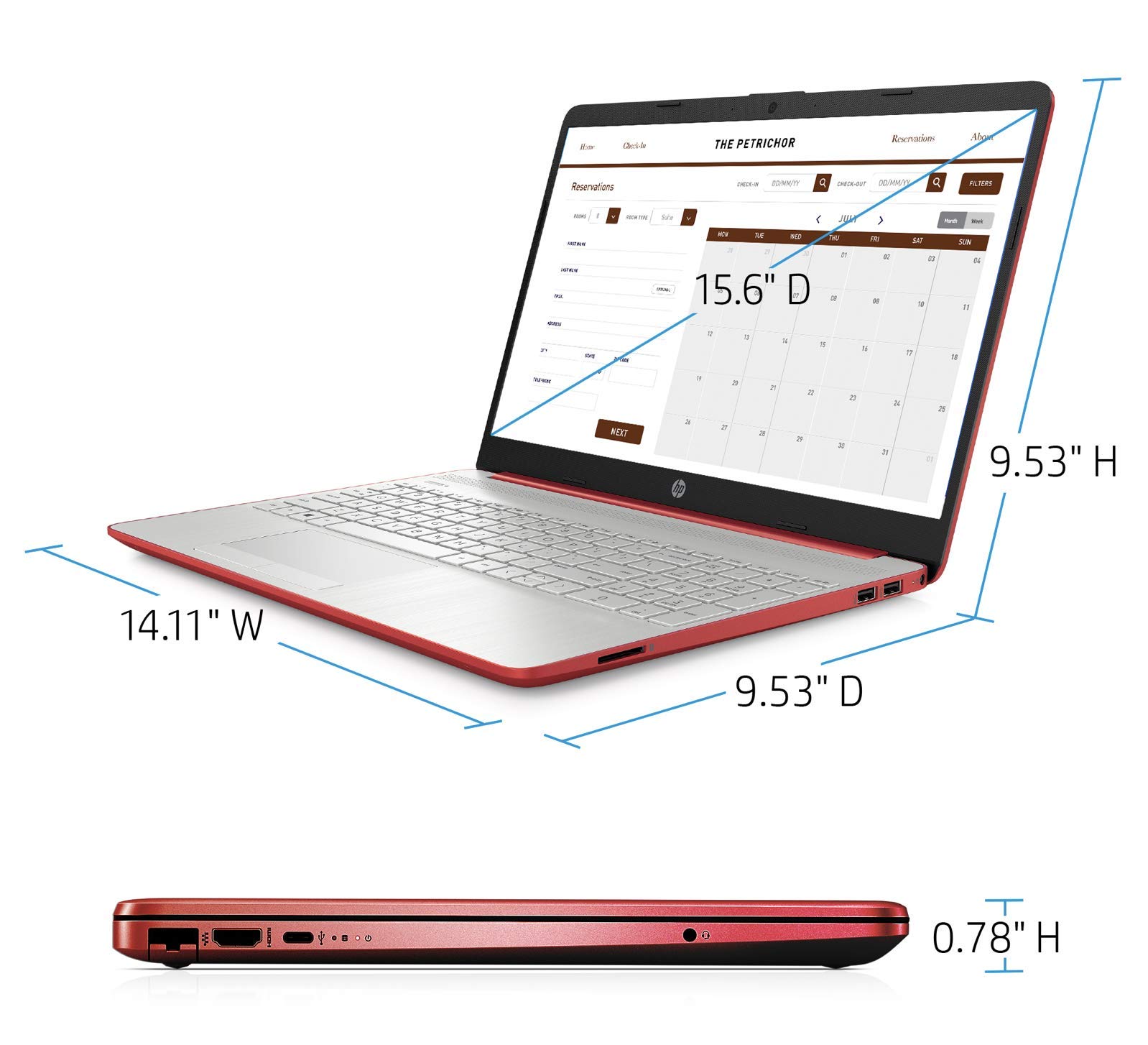 HP 2021 Newest Laptop Computer, 15.6" HD Display,Intel Pentium Dual-core N5000 Upto 2.7 GHz, 8GB DDR4 RAM, 128GB SSD, HD Webcam, HDMI, Bluetooth, WiFi, Win10 S, 10+ Hours Battery, w/Hubxcel Cables