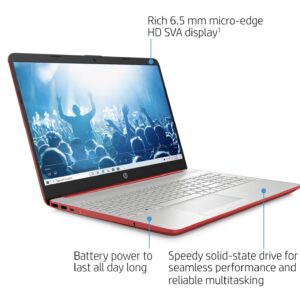 HP 2021 Newest Laptop Computer, 15.6" HD Display,Intel Pentium Dual-core N5000 Upto 2.7 GHz, 8GB DDR4 RAM, 128GB SSD, HD Webcam, HDMI, Bluetooth, WiFi, Win10 S, 10+ Hours Battery, w/Hubxcel Cables