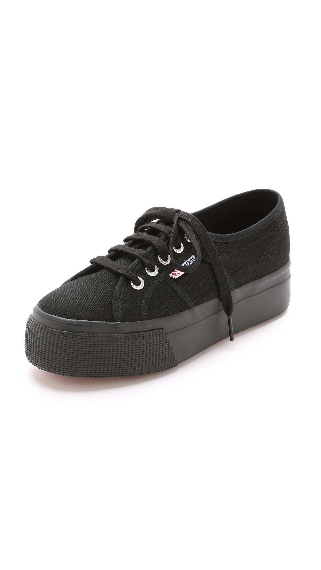 Superga 2790 Linea UP and Down Trainer Full Black Euro 36 Full Black