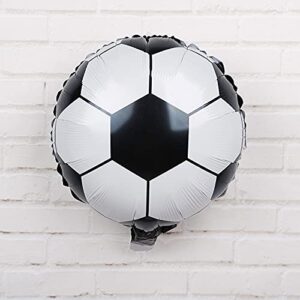 Soccer Party Balloons Set, 7pcs Championship Trophy Balloon and Soccer Foil Balloons for Birthday Baby Shower Wedding Anniversary Soccer Themed Party Decoration