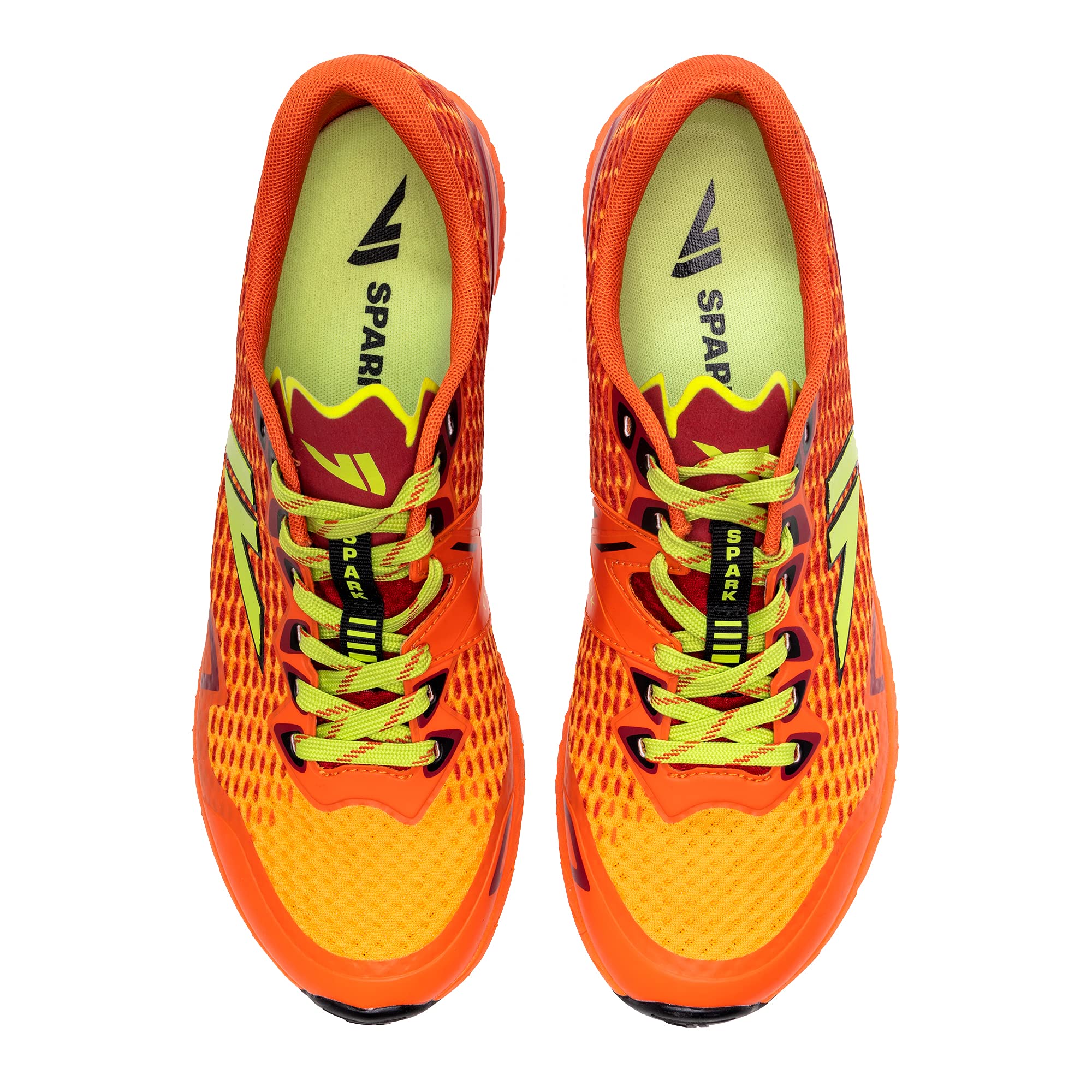 VJ Spark Lightweight, Quick Attack OCR & Trail Running Shoes - M 9.5 / W 11 Orange