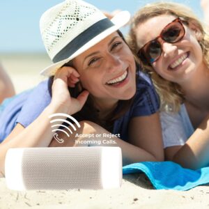 iJoy Wireless Speaker with 10 Hour Playtime - IP66 Waterproof, Dustproof, Weatherproof Light Up Bluetooth Tiki Speaker with LED Lights + Adjustable Stake Height for Use As Wireless Outdoor Speaker