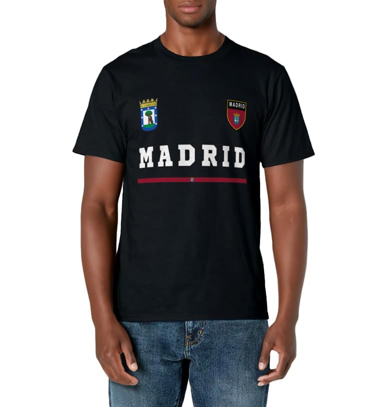 Madrid Sports/Soccer Jersey Tee Flag Football T-Shirt