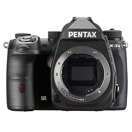 Pentax K-3 Mark III APS-C-Format DSLR Camera, Black with Pentax D-BG8 Battery Grip, Black