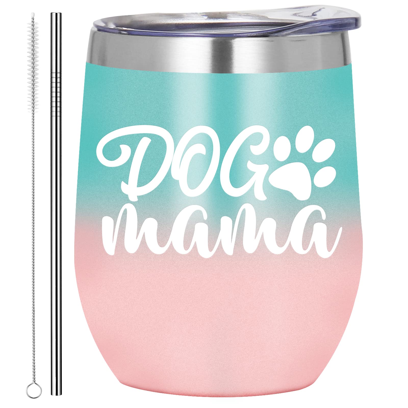 Dog Mom Gifts for Women,Mothers Day Gifts,Funny Dog Lover Gifts for Mom,Unique Birthday Dog Mama Gifts,Presents for Dog Lovers,12oz Insulated Stainless Steel Coffee Cup Tumbler