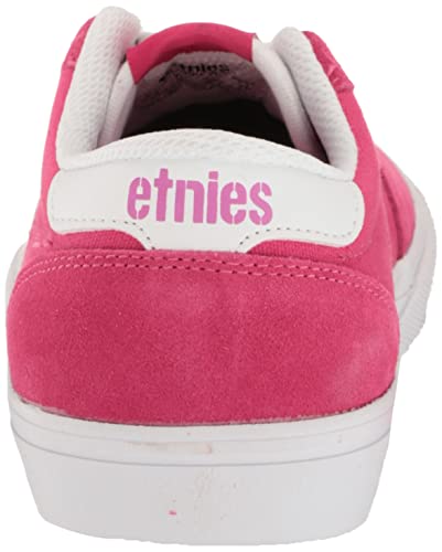 Etnies Women's Calli Vulc Low Top Skate Shoe, Pink/White, 8