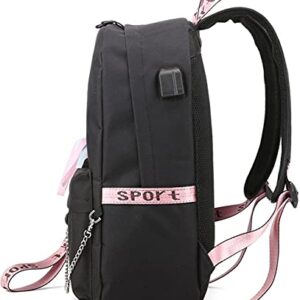 ISaikoy Anime Sword Art Online Backpack Satchel Bookbag Daypack School Bag Laptop Shoulder Bag