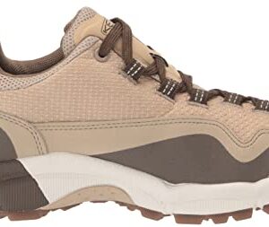 KEEN Women's Wasatch Crest Low Height Lightweight Waterproof Sneaker, Safari/Timberwolf, 7.5