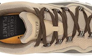 KEEN Women's Wasatch Crest Low Height Lightweight Waterproof Sneaker, Safari/Timberwolf, 7.5