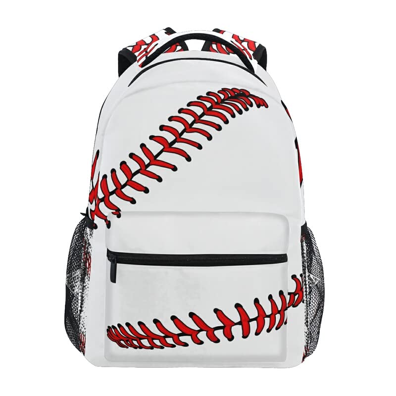 ZOEO Boys School Backpack Baseball Sport Bookbag Bag Hiking Travel Pack for Student 3th 4th 5th Grade Kids with Multiple Pockets Daypack