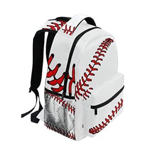 ZOEO Boys School Backpack Baseball Sport Bookbag Bag Hiking Travel Pack for Student 3th 4th 5th Grade Kids with Multiple Pockets Daypack