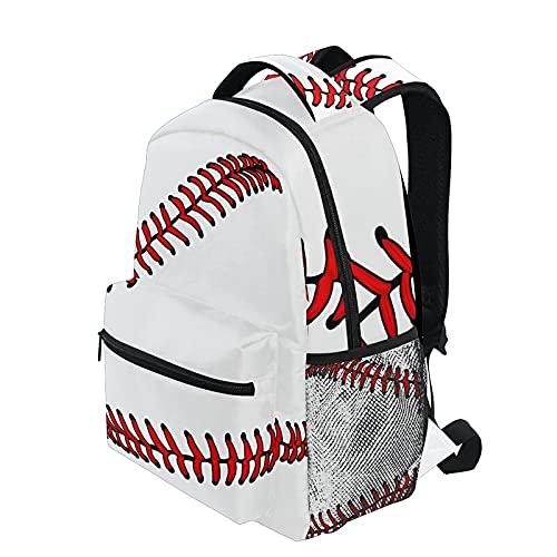 ZOEO Boys School Backpack Baseball Sport Bookbag Bag Hiking Travel Pack for Student 3th 4th 5th Grade Kids with Multiple Pockets Daypack