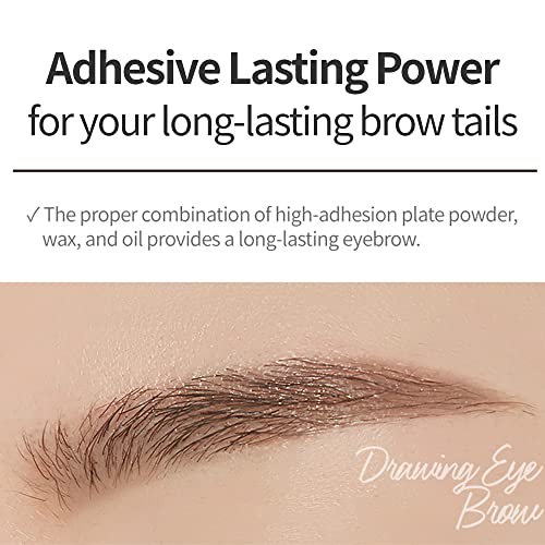 ETUDE Drawing Eye Brow #7 Light Brown 21AD | Long Lasting Eyebrow Pencil for Soft Textured Natural Daily Look Eyebrow Makeup | K-beauty