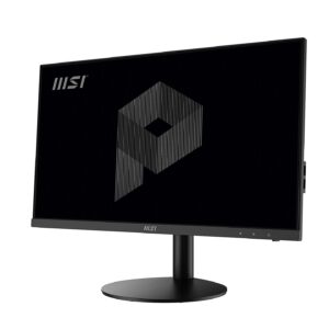 MSI PRO AP241 All-in-One Computer Desktop, 23.8" FHD IPS-Grade LED, Intel Core i5-11400, 8GB Memory, 250GB SSD, WiFi 6, BT 5.1, Black, Windows 10 Home (11M-002US)