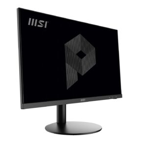 MSI PRO AP241 All-in-One Computer Desktop, 23.8" FHD IPS-Grade LED, Intel Core i5-11400, 8GB Memory, 250GB SSD, WiFi 6, BT 5.1, Black, Windows 10 Home (11M-002US)