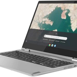 Lenovo Newest Chromebook C340 15.6" FHD Touchscreen 2-in-1 Laptop, Intel Core i3-8130U(up to 3.4 GHz, i5-7200u), 4GB RAM, 64GB eMMC, WiFi, Bluetooth, Chrome OS, w/Ghost Manta 64GB SD Card