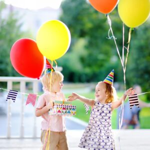 33 Pieces Fire Truck Party Decorations Set Include Number Foil Balloon, 2 Pieces Fire Engine Birthday Balloons and 30 Pieces Red Orange Yellow Latex Balloons for Rescue Theme Party (Number 3 Balloon)