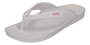 reef women's sandals, water court, white, 10