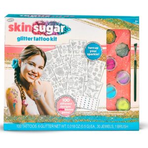 temporary tattoos savvi skin sugar glitter tattoo kit
