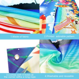 KatchOn, XtraLarge Beach Photo Backdrop - 72x44 Inch | Summer Backdrop for Beach Party Decorations | Beach Backdrop, Hawaiian Beach Theme Party Decorations | Summer Banner for Summer Party Decorations