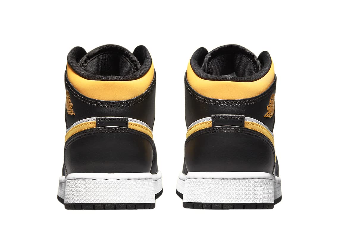 Jordan Mens Air 1 Mid GS 554725 177 Pollen/Black/White - Size 7Y