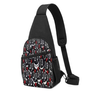 lil darkie crossbody bags sling backpack for man & women chest bag multifunction hiking pack small shoulder backpack,camping,sports shoulder bag,small travel daypack