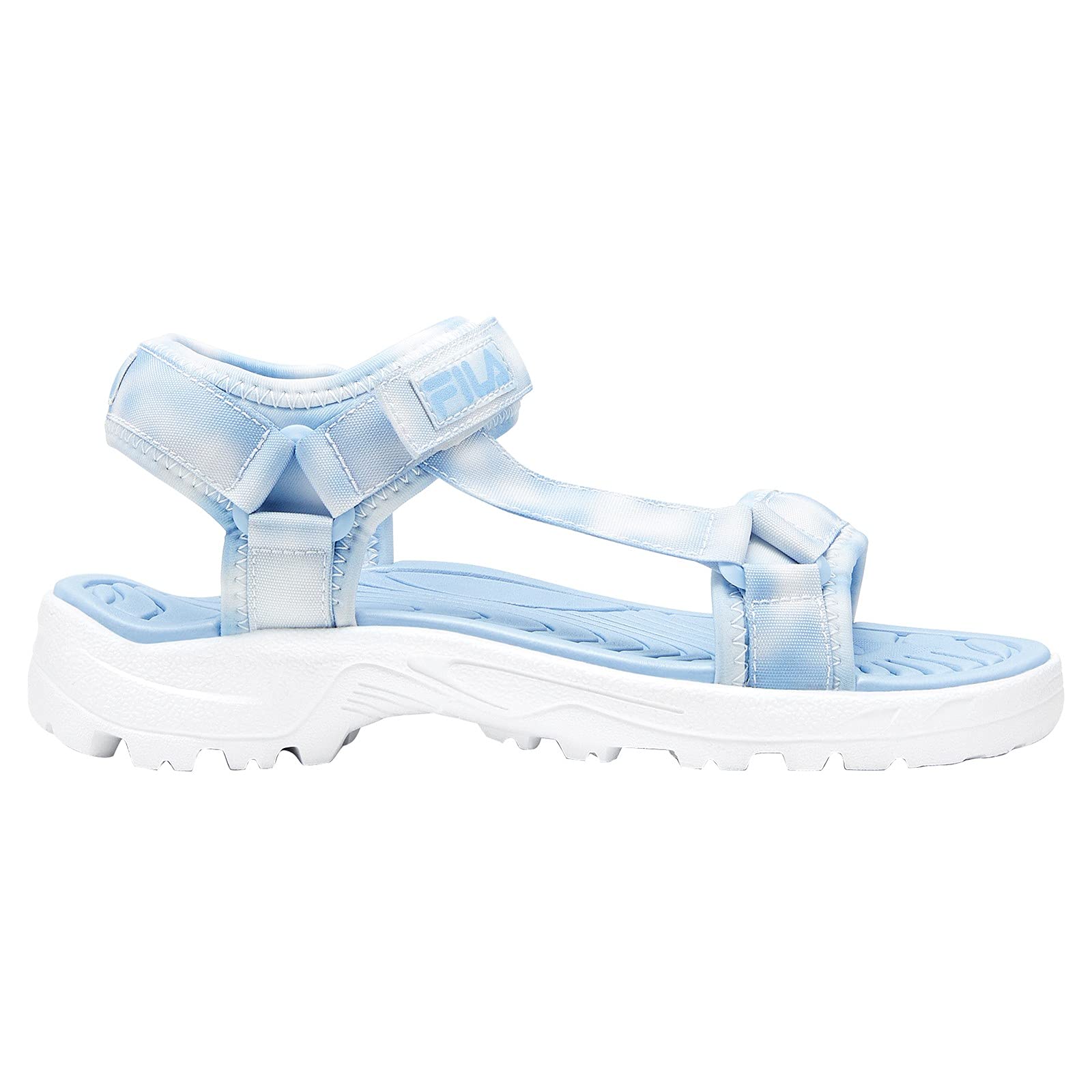 Fila Women's Andros River Adjustable Strap Sandal (Blue Tie Dye, numeric_11)