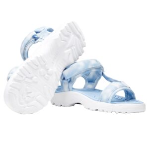 Fila Women's Andros River Adjustable Strap Sandal (Blue Tie Dye, numeric_11)