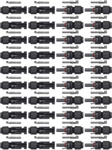 powerwerx 20 pairs solar connectors - male & female ip67 waterproof connectors