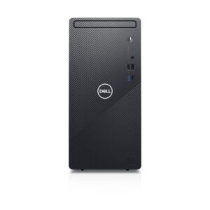 dell inspiron 3891 compact tower desktop - intel core i5-11400, 12gb ddr4 ram, 1tb hdd, intel uhd graphics 730 with shared graphics memory, windows 10 home - black