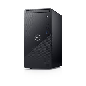 Dell Inspiron 3891 Compact Tower Desktop - Intel Core i5-11400, 12GB DDR4 RAM, 1TB HDD, Intel UHD Graphics 730 with Shared Graphics Memory, Windows 10 Home - Black