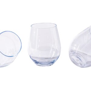 Prepara Clarity Classic Tritan Wine Glass 4 Pack, 19.5 Ounce, Clear