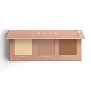 LORAC Petite PRO Contour Palette, 1: Light-Medium, .36 oz