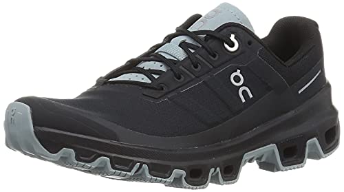 ON Running Womens Cloudventure Synthetic Textile Black Cobble Trainers 9.5 US