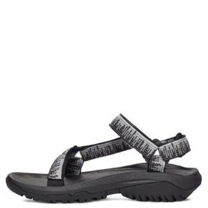 teva women's hurricane xlt 2 sandal, atmosphere black/white, 11