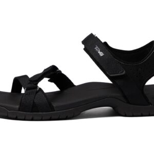 Teva Women's Hurricane Drift Sandal, Black/Black, 11