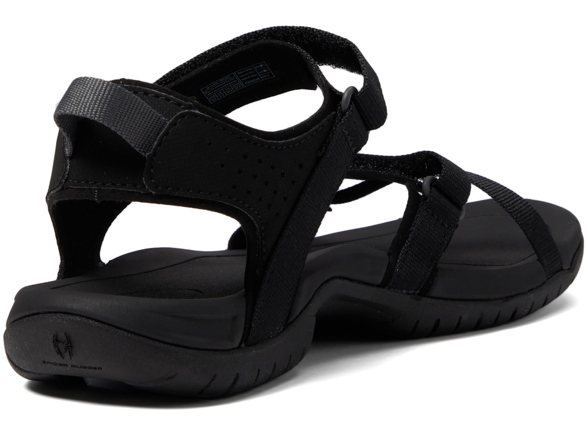 Teva Women's Hurricane Drift Sandal, Black/Black, 11