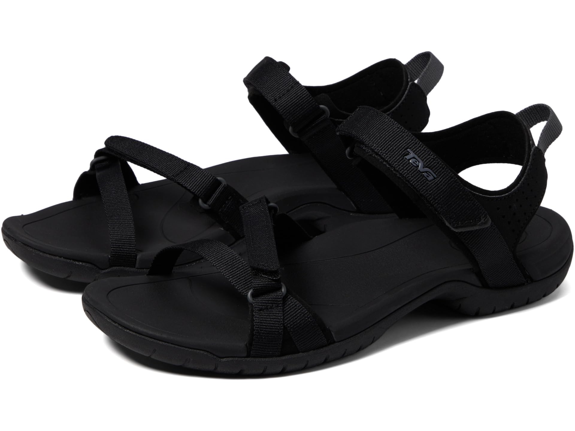 Teva Women's Hurricane Drift Sandal, Black/Black, 11