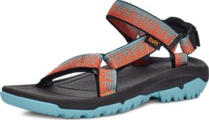 teva women's hurricane xlt 2 sandal, atmosphere carrot/blue mirage, 10