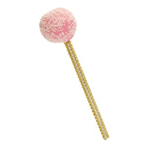 Sparkle and Bash 36 Pack Rhinestone Gold Cake Pop Sticks for Candy Apples, Lollipops, Dessert Bar (6 In)