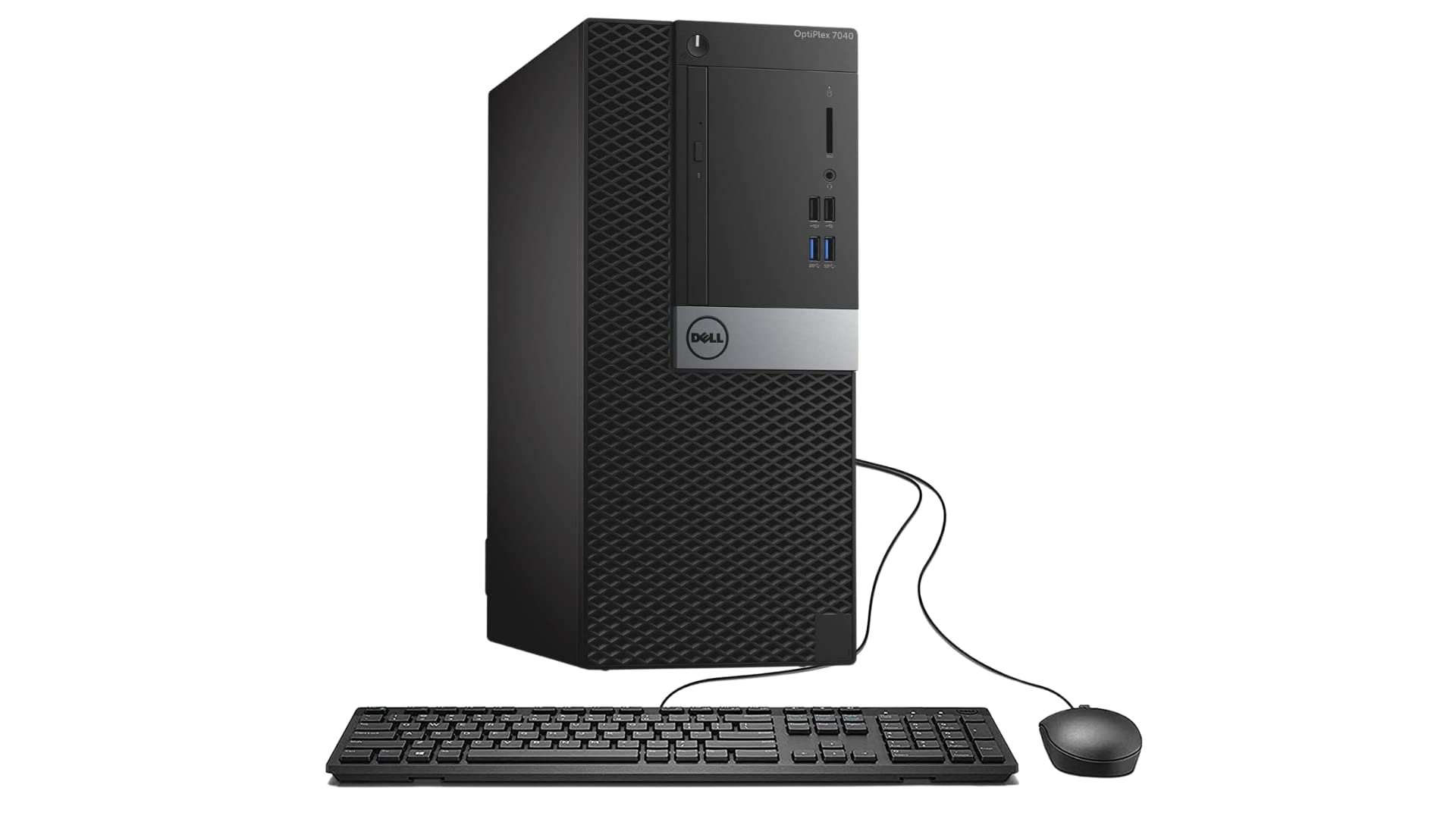 Dell Optiplex 7040 Mini Tower Desktop Computer (i5-6500, 250GB HDD, 8GB RAM) Windows 10 Pro (Renewed)