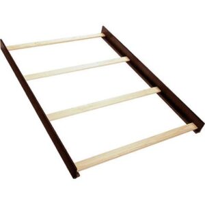cc kits full-size conversion kit bed rails for sorelle cribs (espresso, model #221)