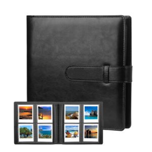 256 pockets photo album for fujifilm instax square sq1 sq6 sq10 sq20 instant camera, fujifilm instax sp-3 mobile printer, extra large picture albums for fujifilm instax square instant film (black)