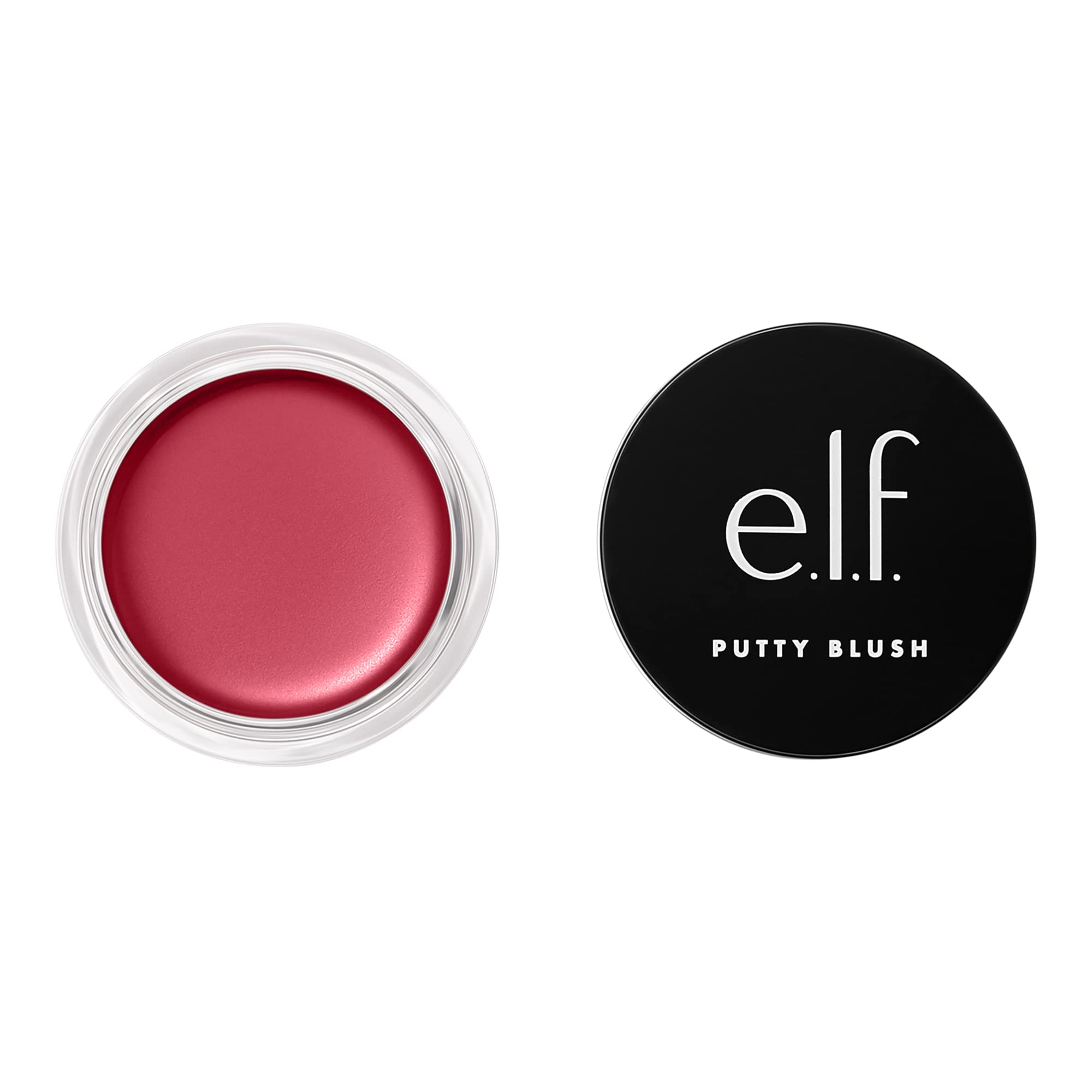 e.l.f. Putty Blush, Creamy & Ultra Pigmented Formula, Infused with Argan Oil & Vitamin E, Caribbean, 0.35 Oz (10g)