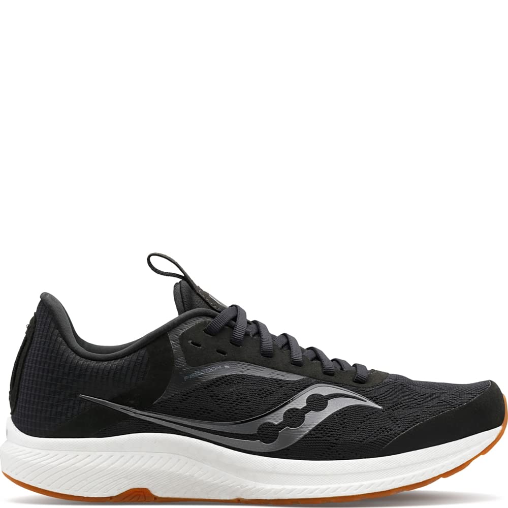 Saucony Women's Freedom 5 Running Shoe, Black/Gum, 8.5