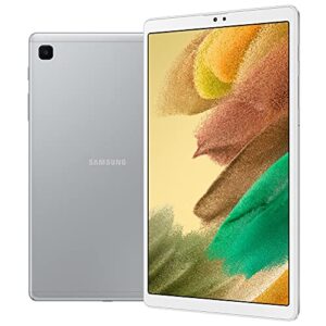 Samsung Galaxy Tab A7 Lite 8.7" (32GB, 3GB) All Day Battery, Wi-Fi Only Android 11 Octa-Core Tablet, International Model SM-T220 (Folding Smart Cover Bundle,Silver)