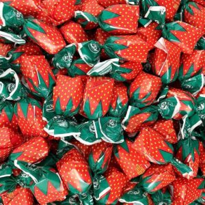 strawberry bon bons by cambie | 2 lbs of strawberry filled hard candy | individually wrapped bon bons | deliciously sweet candy from argentina (2 lb)